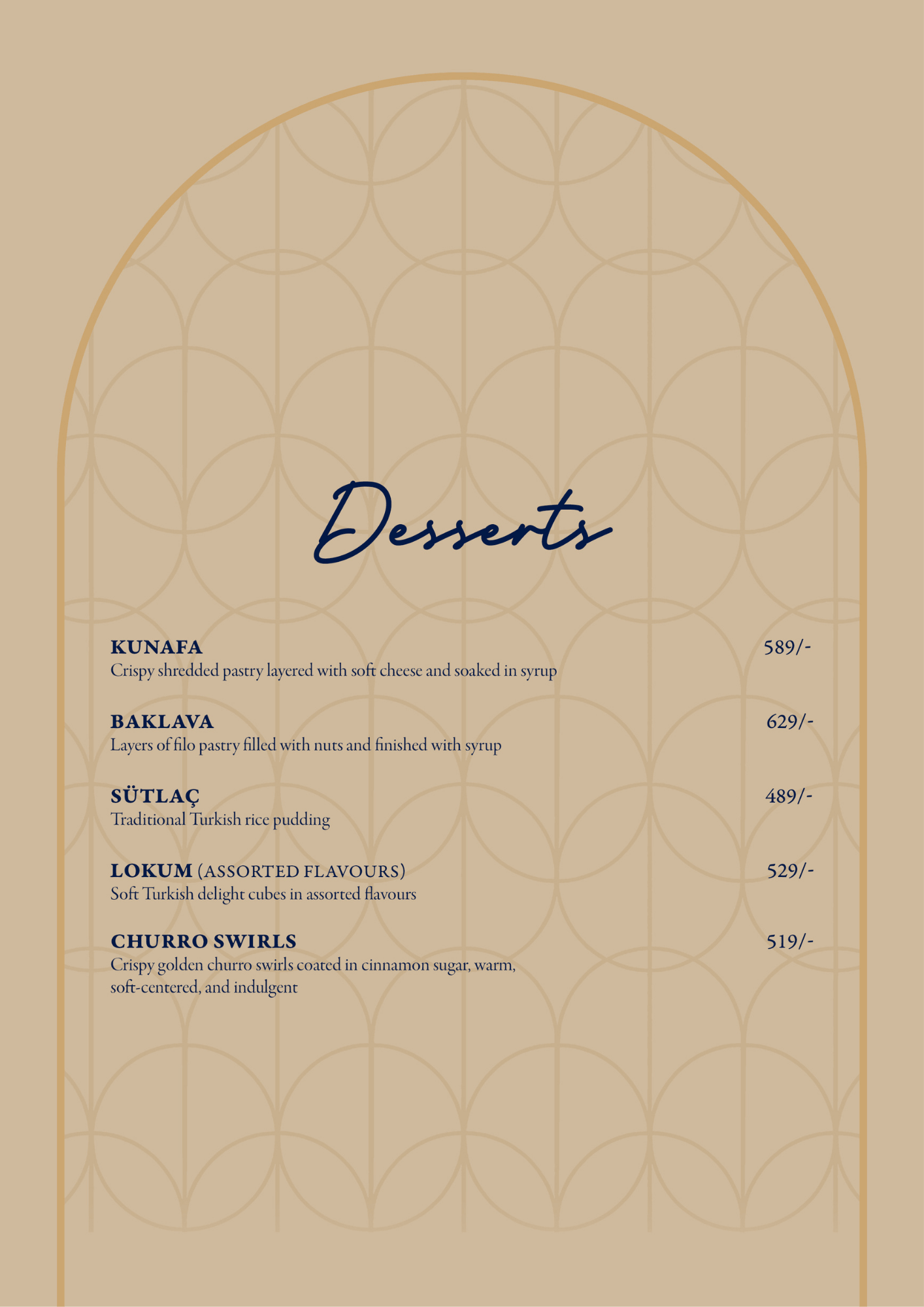 Menu Page 8